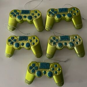 Rare Ornament PlayStation PS1 Controllers Set Of 5